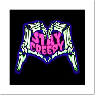 Stay Creepy Posters and Art